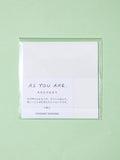 箔押しミニカードセット | As you are