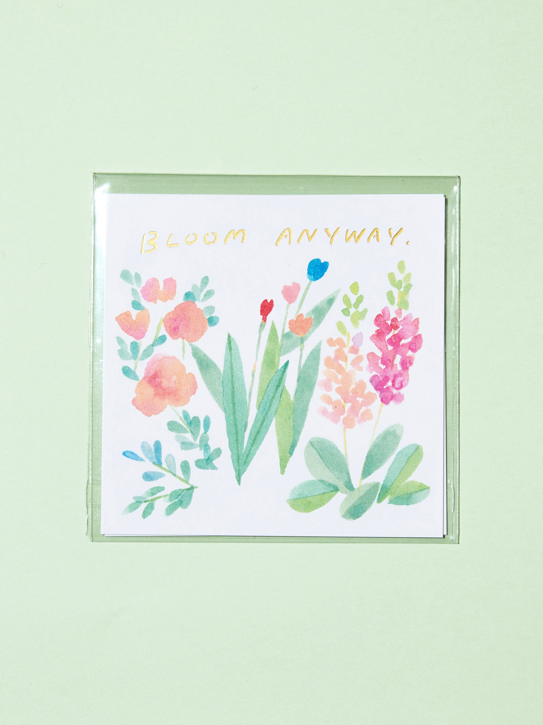 箔押しミニカードセット | bloom anyway