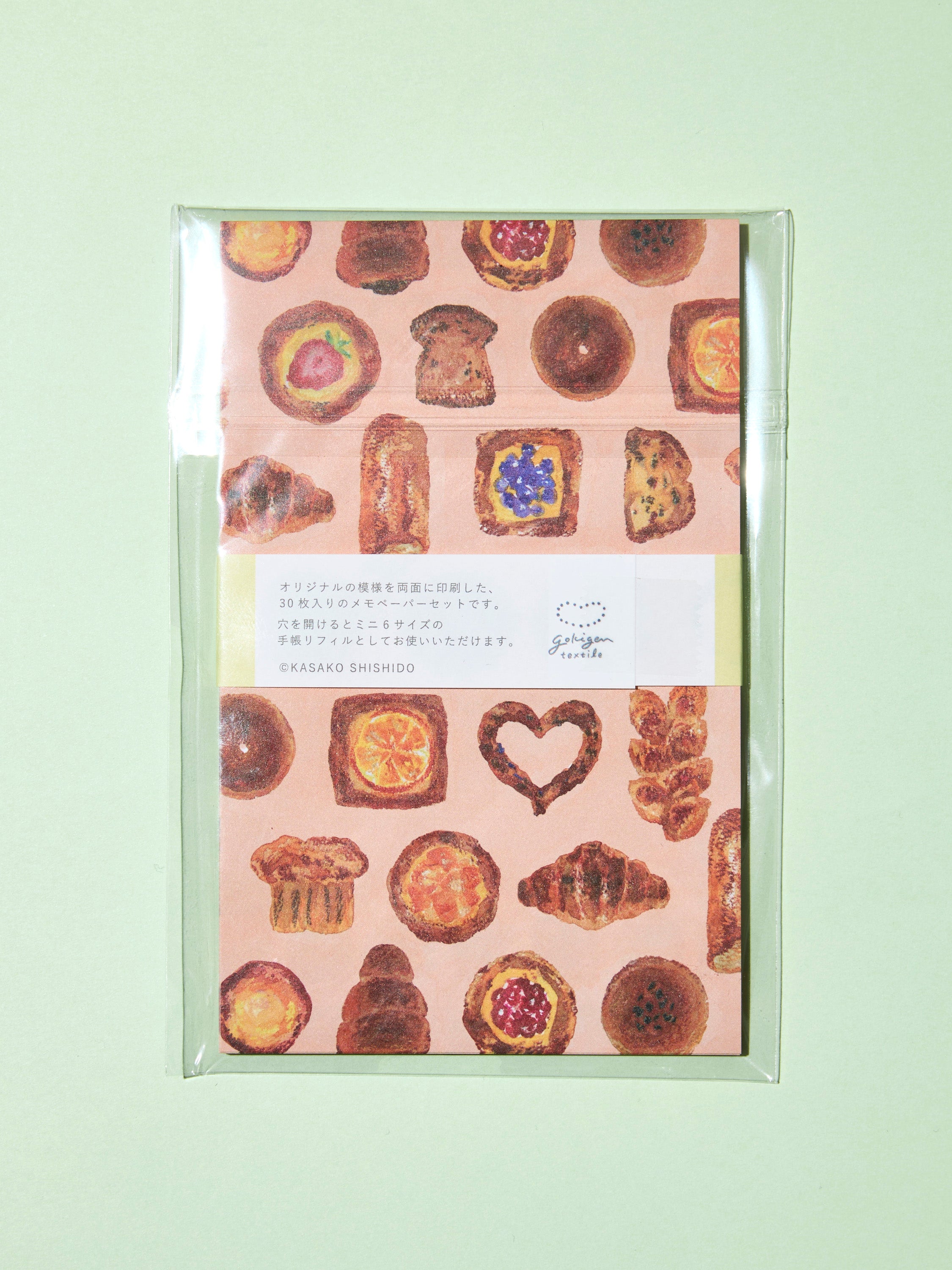 ミニ6メモ紙30枚セット | gokigen bread
