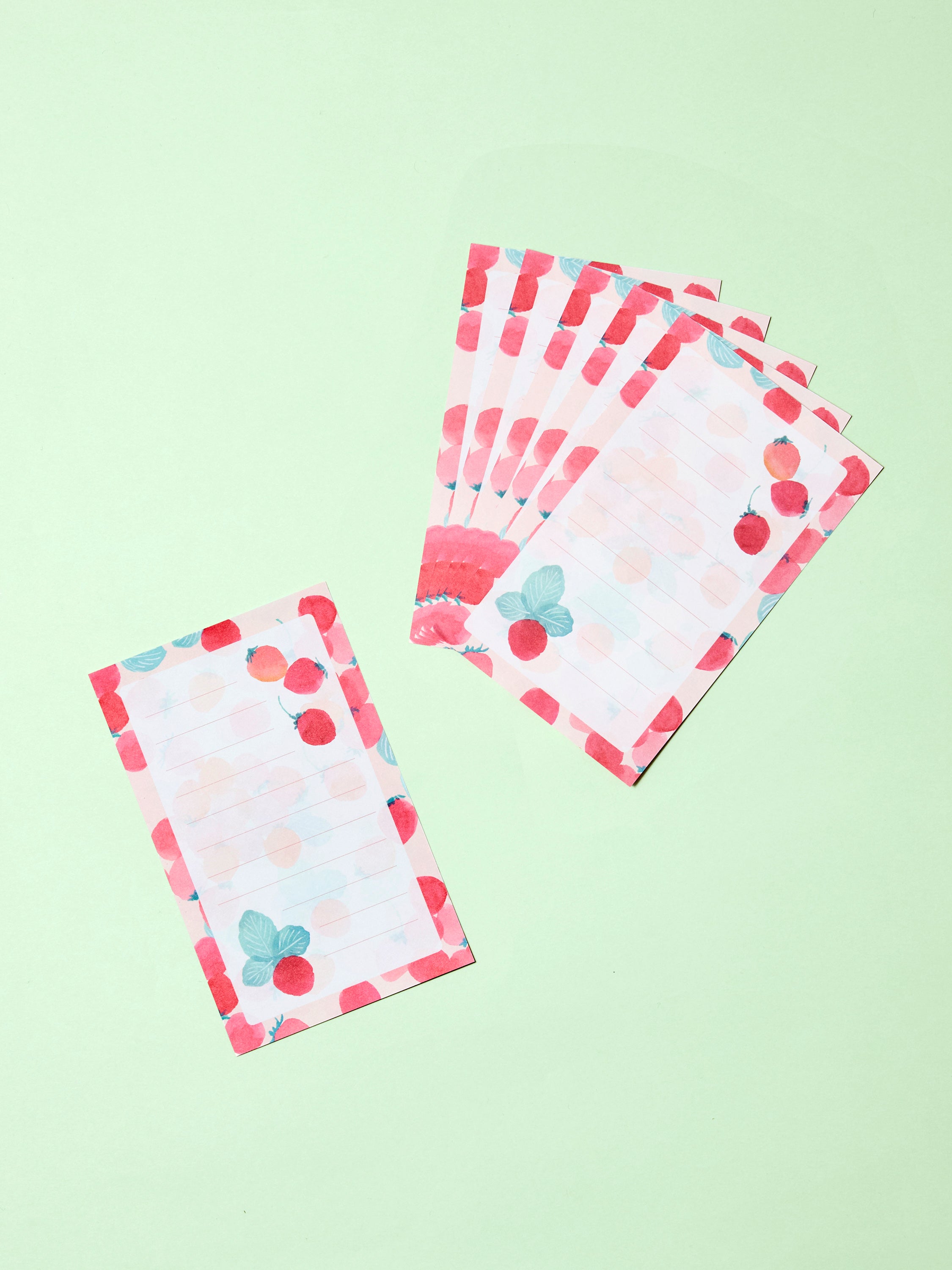 ミニ6メモ紙30枚セット | いちご